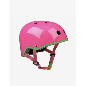 Casque rose fluo