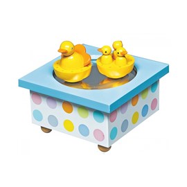 Boite a musique bois canard