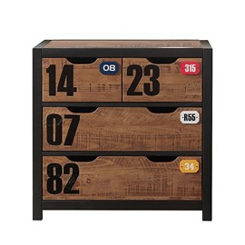 Vipack commode 3 tiroirs alex