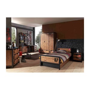 Vipack commode 3 tiroirs alex