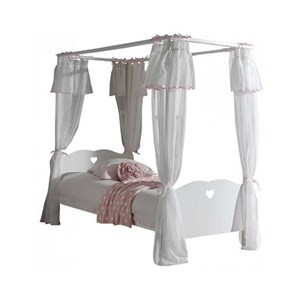 Vipack lit simple a baldaquin amori