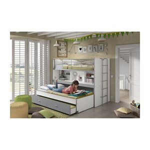 Vipack lits superposés bonny 2 couch...