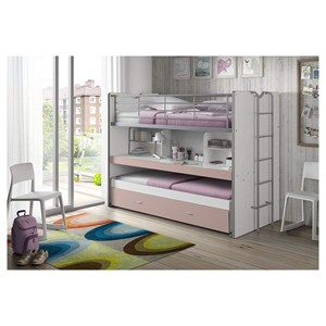 Vipack lits superposés bonny 2 couch...