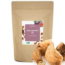 Figues calabacitas bio - 1kg (séchées) - source de fibres et potassium