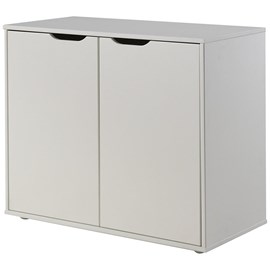 Vipack pino commode 2 portes mdf bla...