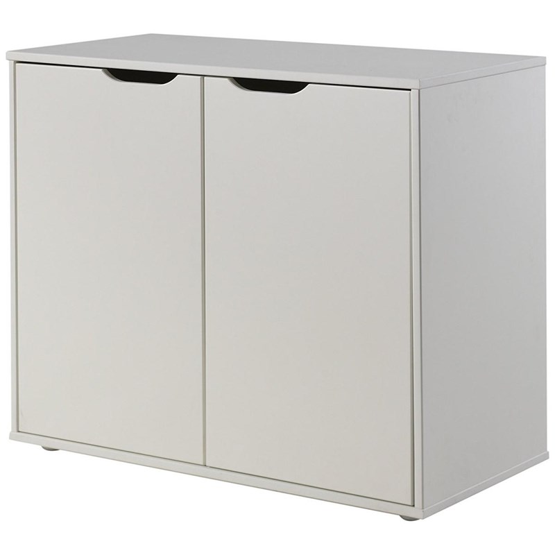 Vipack pino commode 2 portes mdf bla...