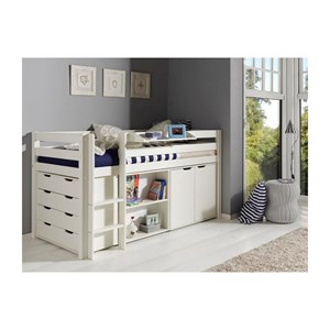 Vipack pino commode 2 portes mdf bla...