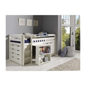 Vipack pino commode 4 tiroirs mdf bl...