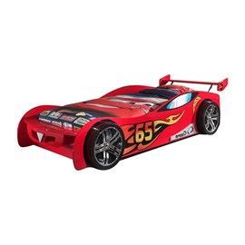 Vipack funbeds lit voiture le mans rouge