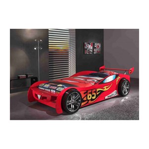 Vipack funbeds lit voiture le mans rouge
