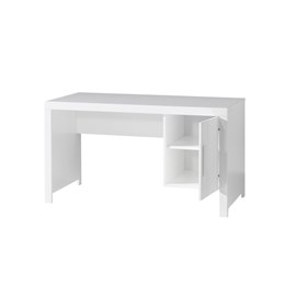 Vipack bureau erik bois laqué blanc ...