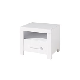 Vipack chevet erik en bois laqué bla...