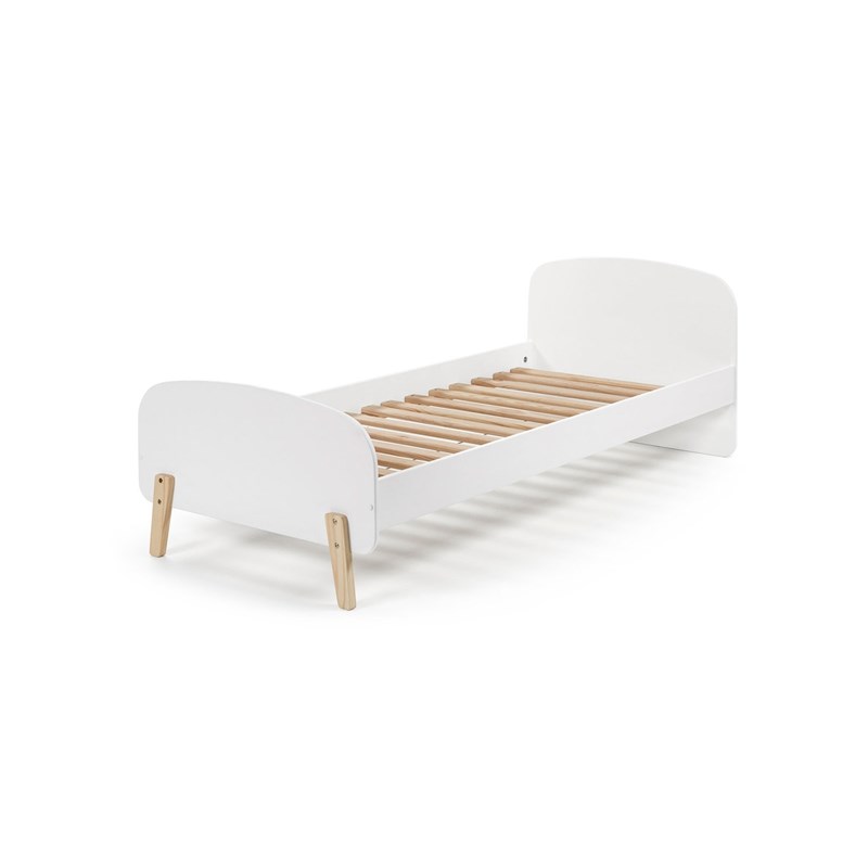 Vipack lit simple kiddy en bois laqu...
