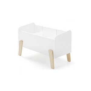 Vipack coffre à jouets kiddy blanc