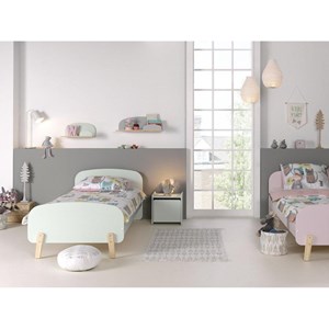 Vipack lit simple kiddy en bois laqu...