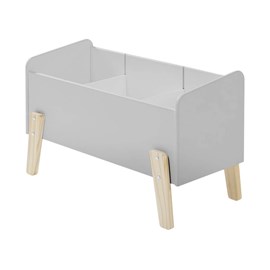 Vipack coffre à jouets kiddy gris cool