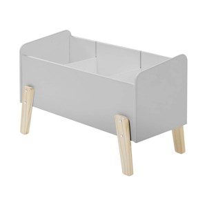 Vipack coffre à jouets kiddy gris cool