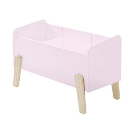 Vipack coffre à jouets kiddy vieux rose
