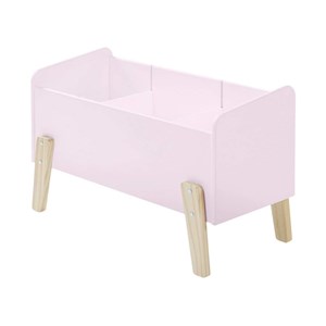 Vipack coffre à jouets kiddy vieux rose
