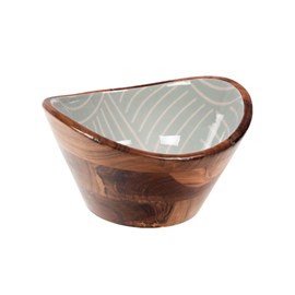 Saladier positive amande 21 cm