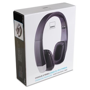Casque stéréo bluetooth pliable