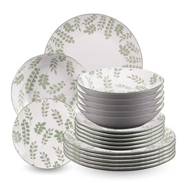 Lot d'assiettes 18 pièces episia