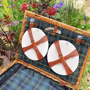 Panier pique-nique trianon vert 6 pers.