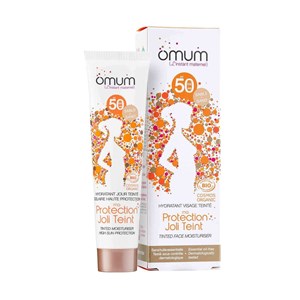 Crème solaire visage teintée spf50 sable