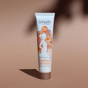 Crème solaire visage teintée spf 50 doré