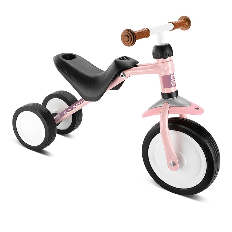 My first pukymoto draisienne retro-rosé