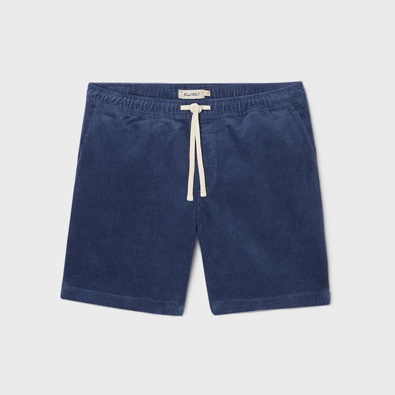 Short en velours marine - m
