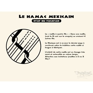 Hamac chaise san blas feu