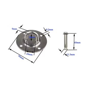 Power hook beton. Crochet articulé pour