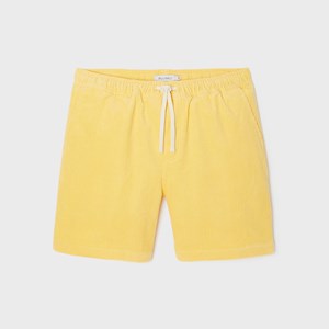 Short en velours jaune - m