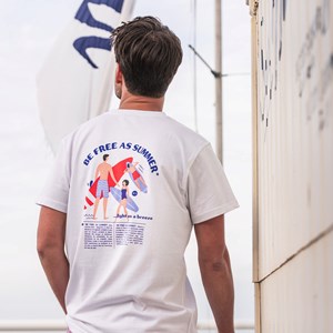 T-shirt free as summer - m