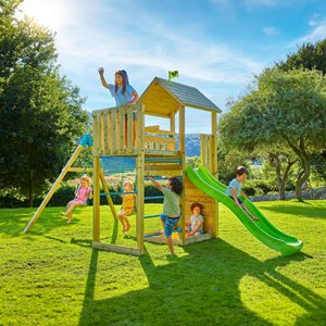 Aire jeux double plateforme