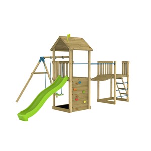 Aire jeux double plateforme
