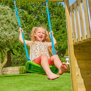 Aire jeux double plateforme