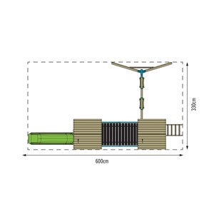 Aire de jeux double tours