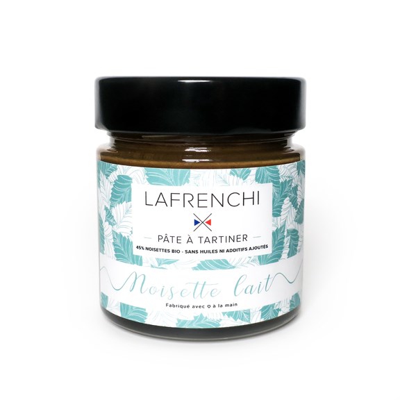 Pâte à tartiner noisette lait