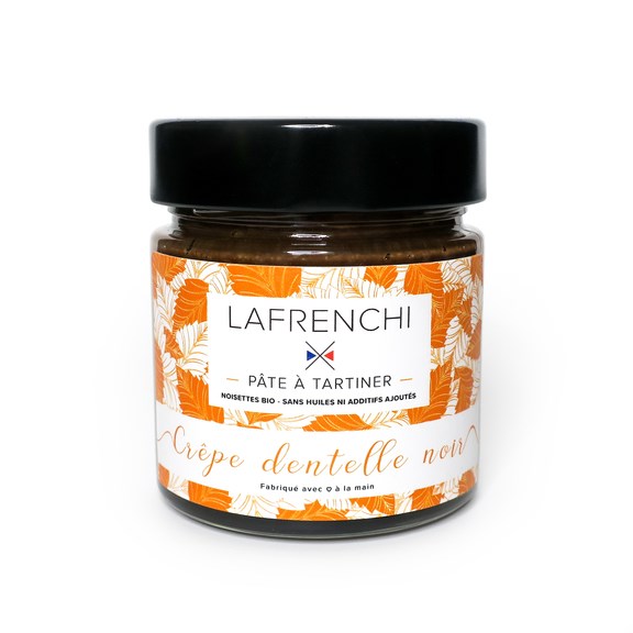 Pâte à tartiner crêpe dentelle noir