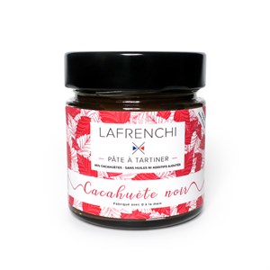 Pâte à tartiner cacahuète noir