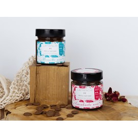 Duo de pâtes à tartiner (chocolat noir)