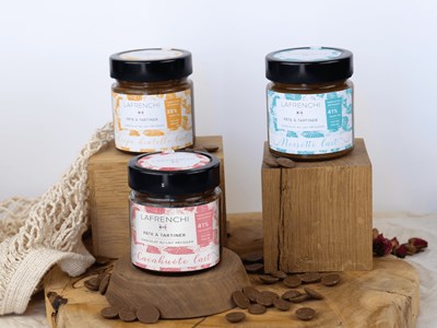 Trio de pâtes à tartiner (chocolat noir)