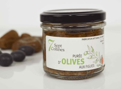 Purée d'olives aux figues