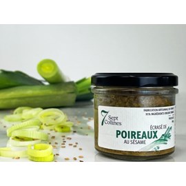 Ecrasé de poireaux au sésame