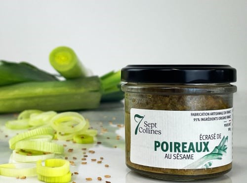 Ecrasé de poireaux au sésame