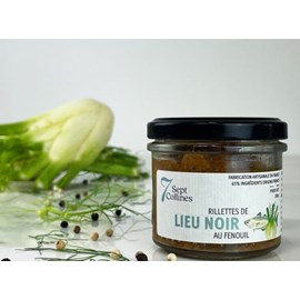 Rillettes de lieu noir au fenouil