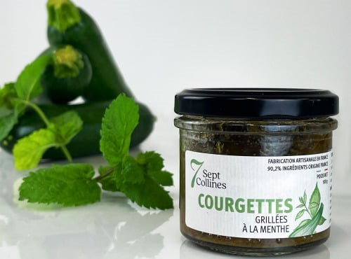 Courgettes grillées à la menthe