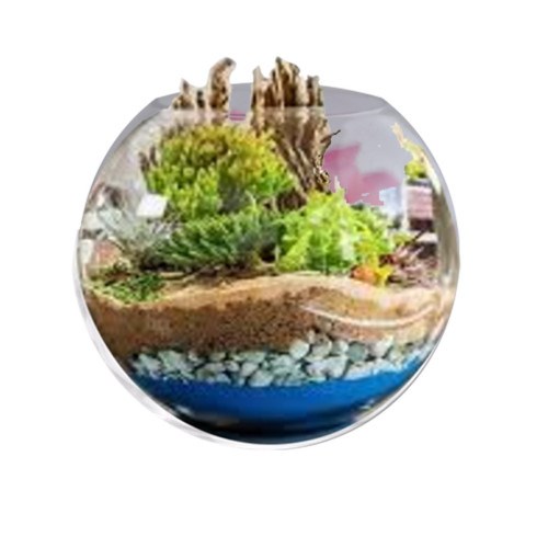Magnetic Land - Bulle décorative pour mini-jardin en lév